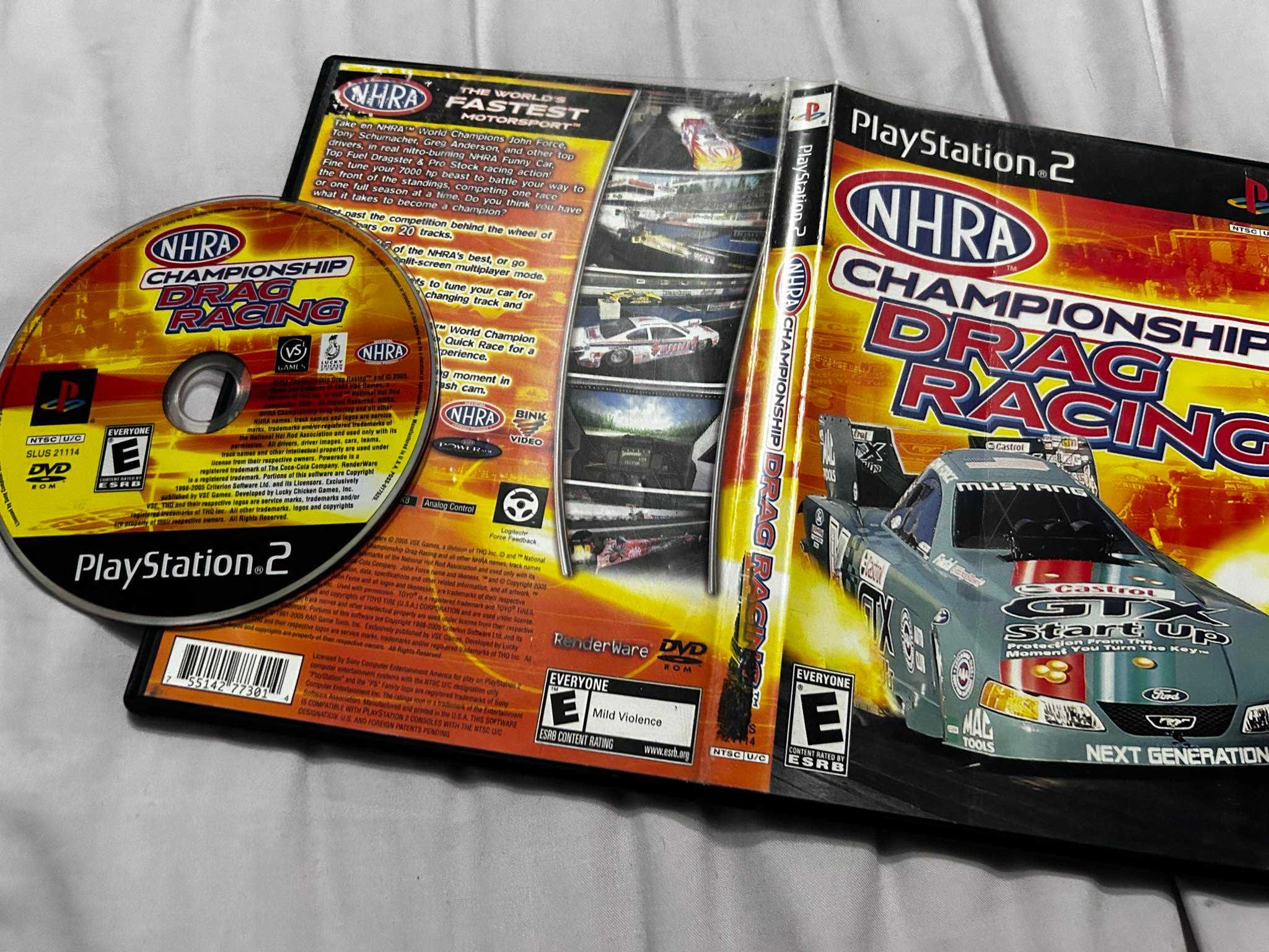 Gra na PS2 NHRA Championship Drag Racing