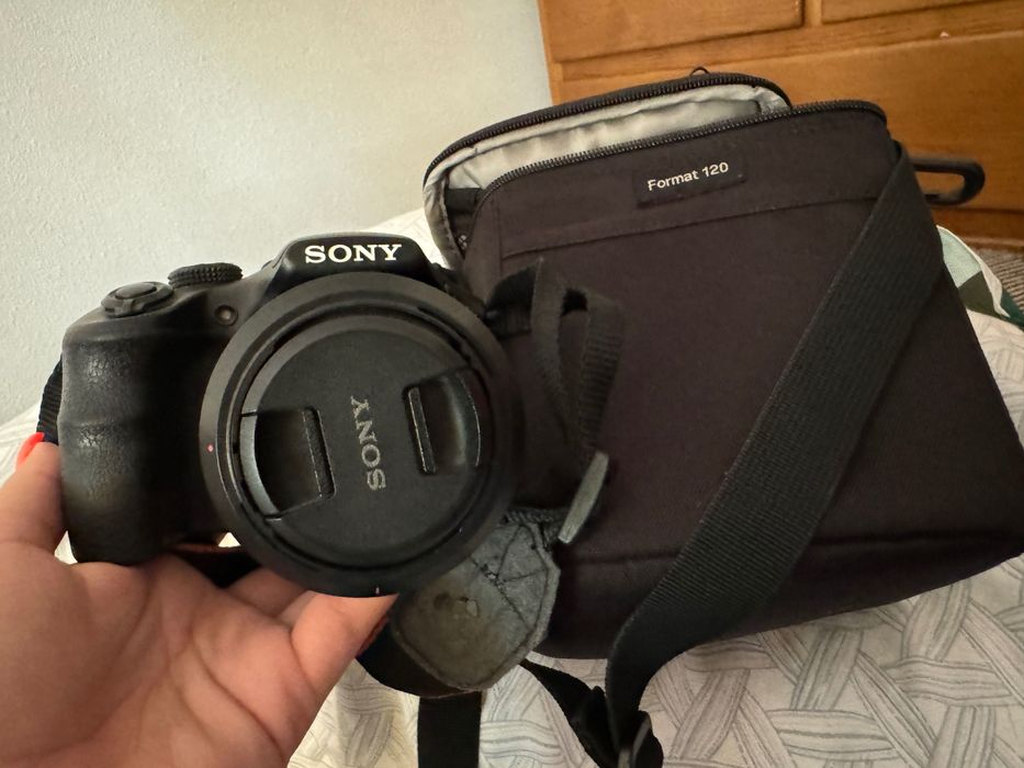 Câmera Sony em bom estado