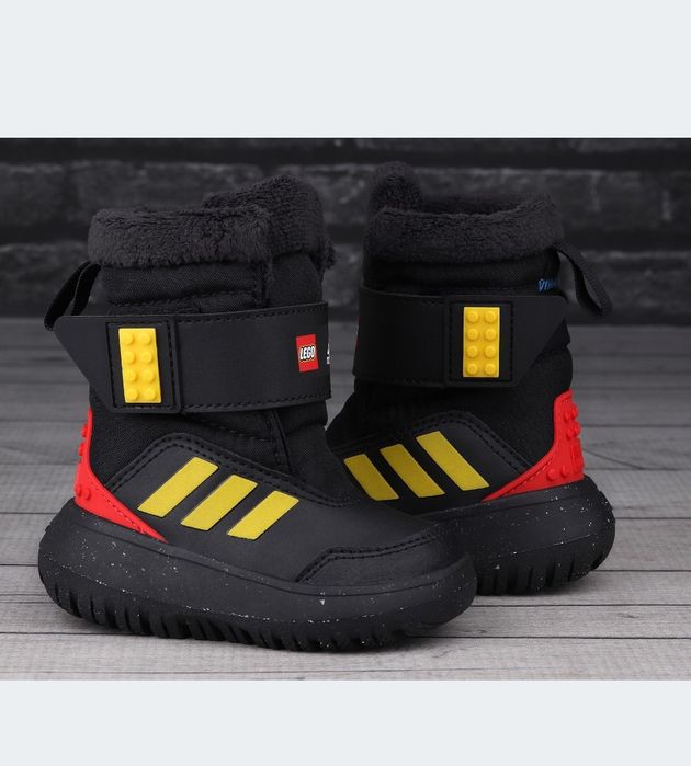 Buty ocieplane, śniegowce Adidas LEGO WINTERPLAY I GZ2075  rozm.33