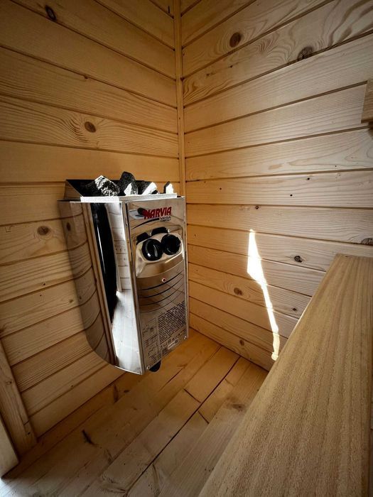Sauna ogrodowa 2-osobowa, piec elektryczny, zasilanie 230V, PRODUCENT