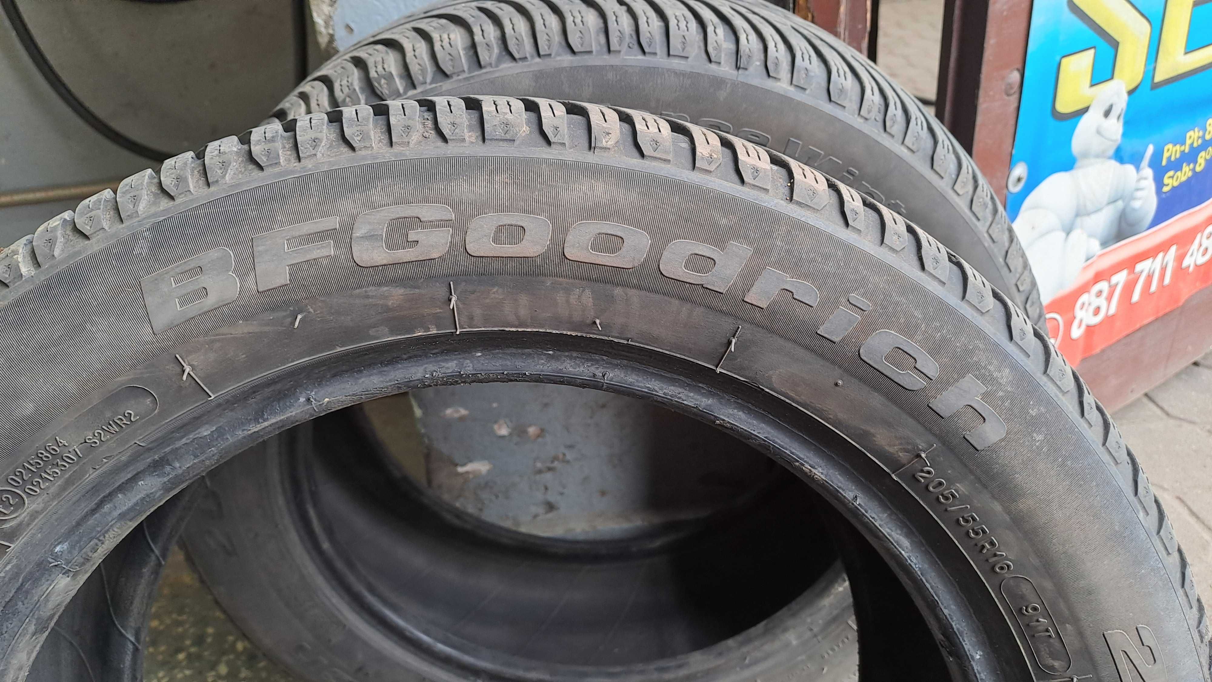 205/55r16 bf goodrich opony zimowe uzywane 2021r