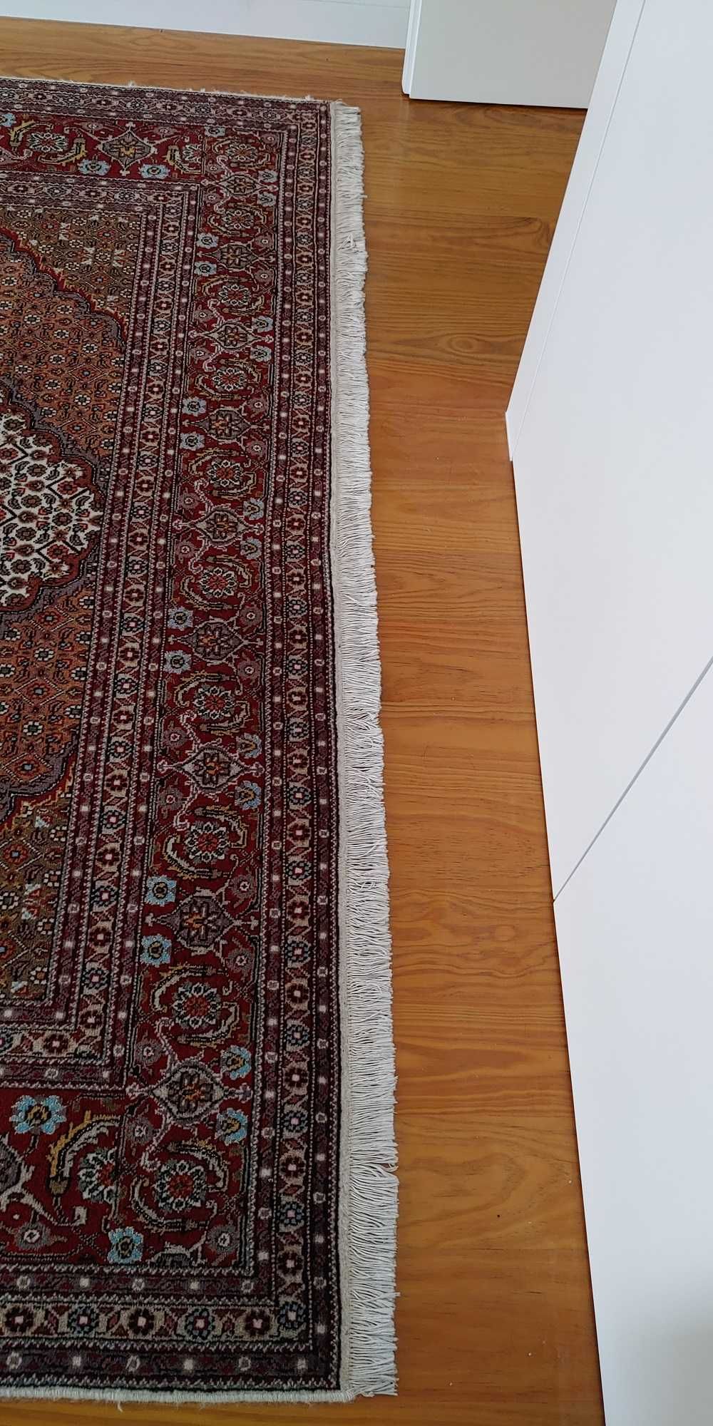 Tapete Persa Tabriz - 295 x 197 cm - feito à mão - oferta portes