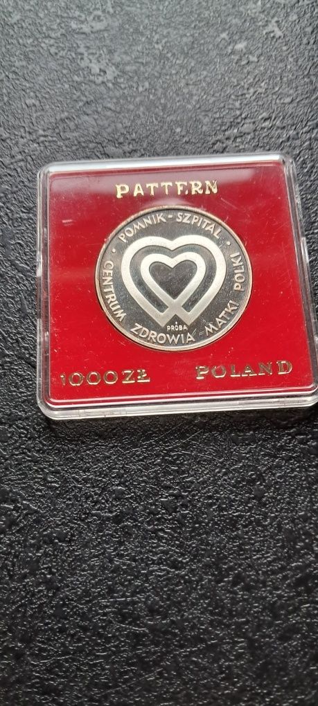 1000 zł. Pomnik Szpital Próba