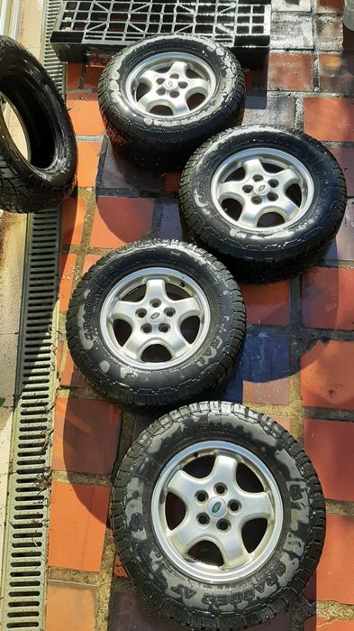 4 Pneus + 4 Jantes Land Rover Discovery 2 / P38 GENERAL GRABBER 255/65