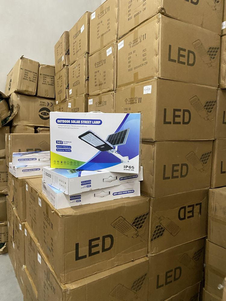 MOCNA Lampa SOLARNA 1200W LED panel solarny Wydajna ledy eva