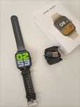 Czarny smart watch do rozmowy stylowy nowy