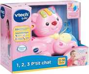 Zabawka interaktywna VTECH Baby kot do ciągnięcia 1,2,3 P'tit Cat