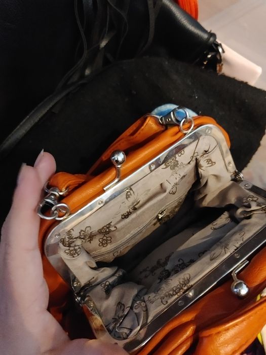 Torebki czarna i ruda