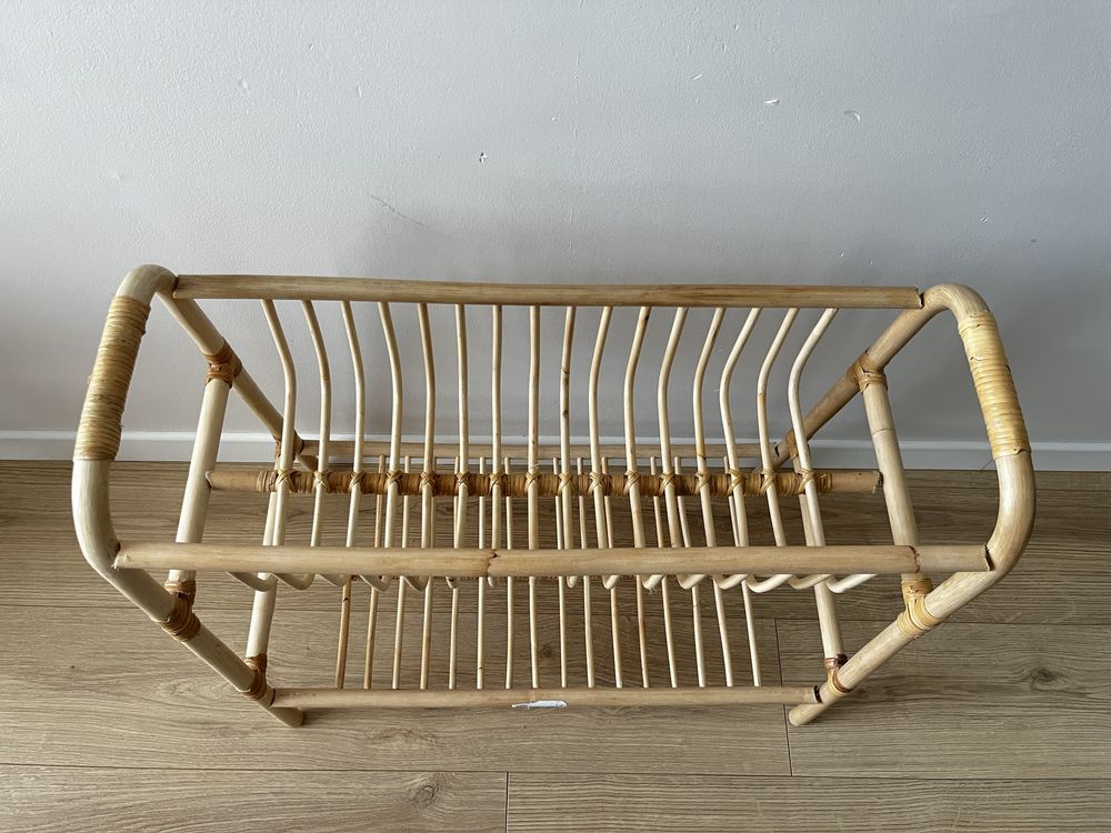 Stojak kwietnik ikea buskbo ratanowy boho
