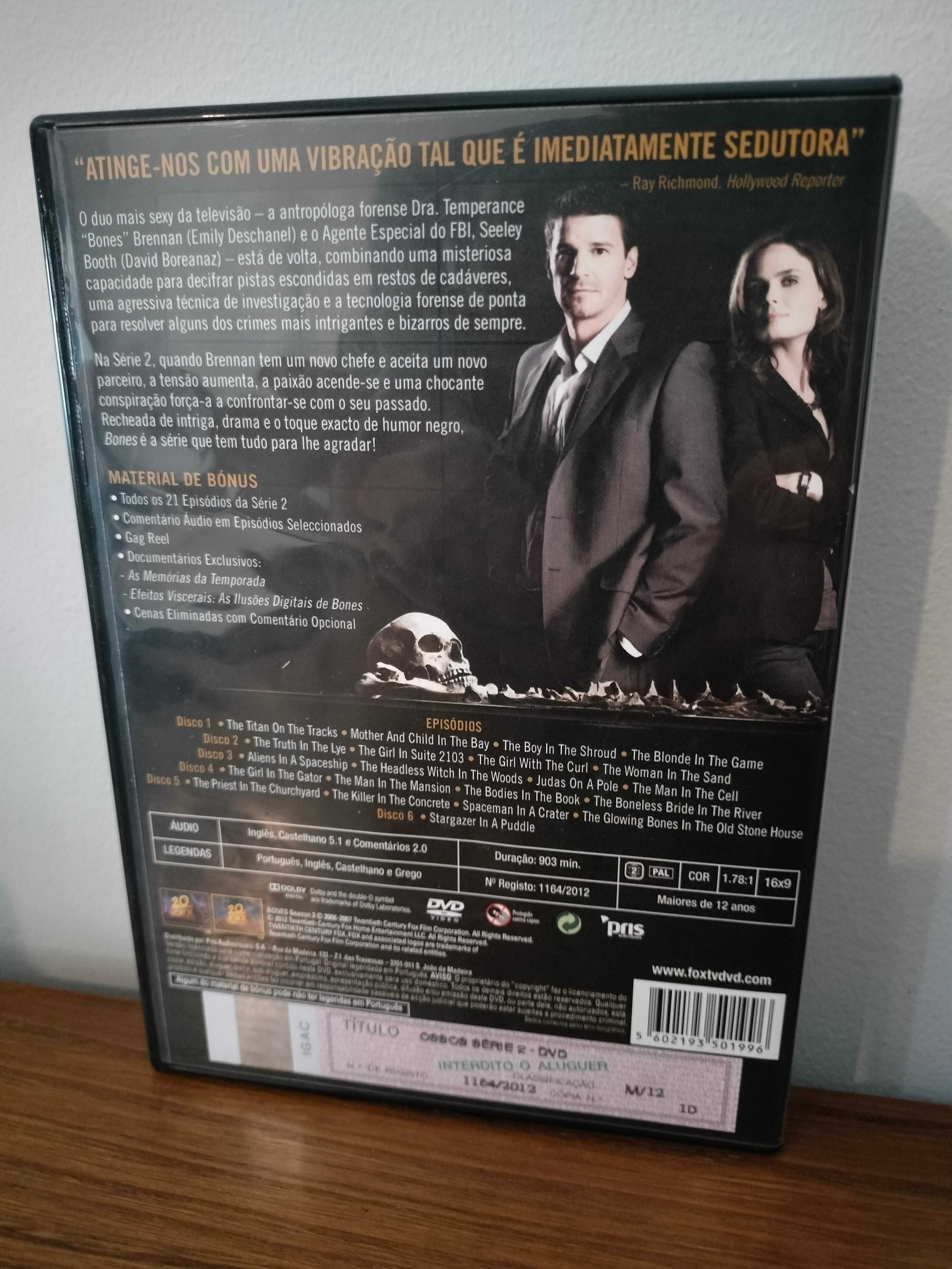 Série DVD: Ossos: Série 2 - Bones: Season 2