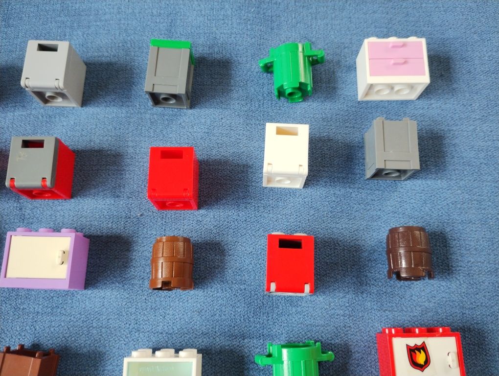 LEGO oryginalne skrzynie, szafki, pojemniki, szuflady, regały - 30 szt