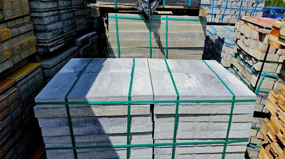 Kostka brukowa płyty 50x50 7cm grube II gatunek NOWE 39zł/m2