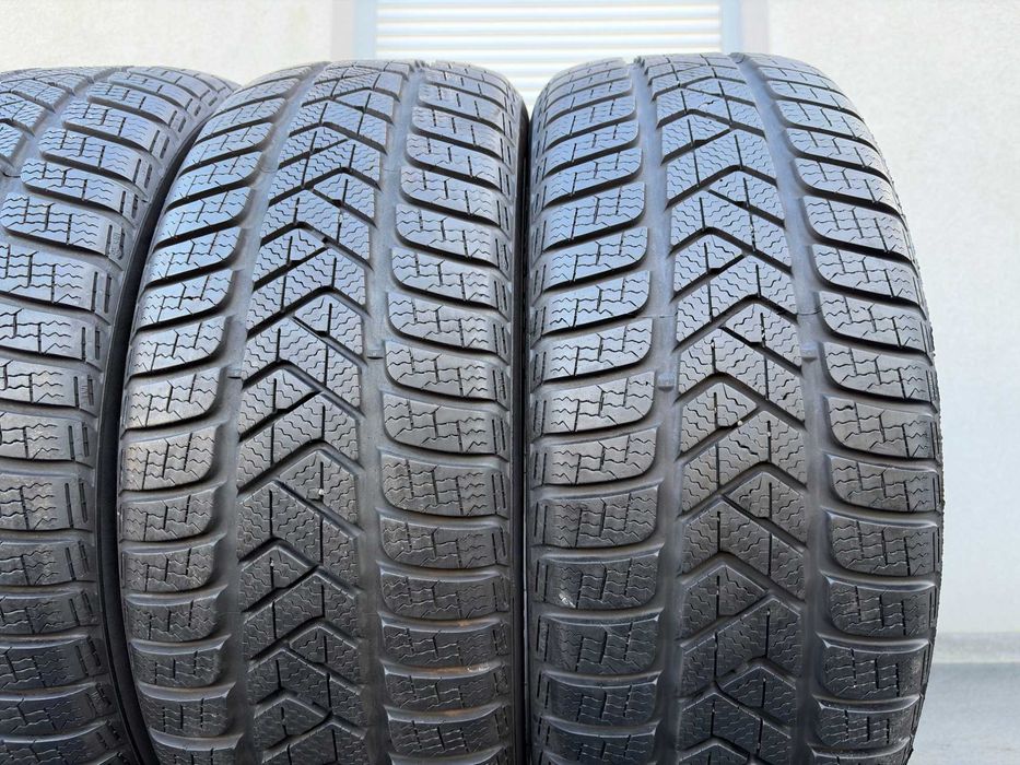 4szt zimowe 225/55R17 Pirelli 7,2mm 2022r świetny stan! Z758 gwarancja