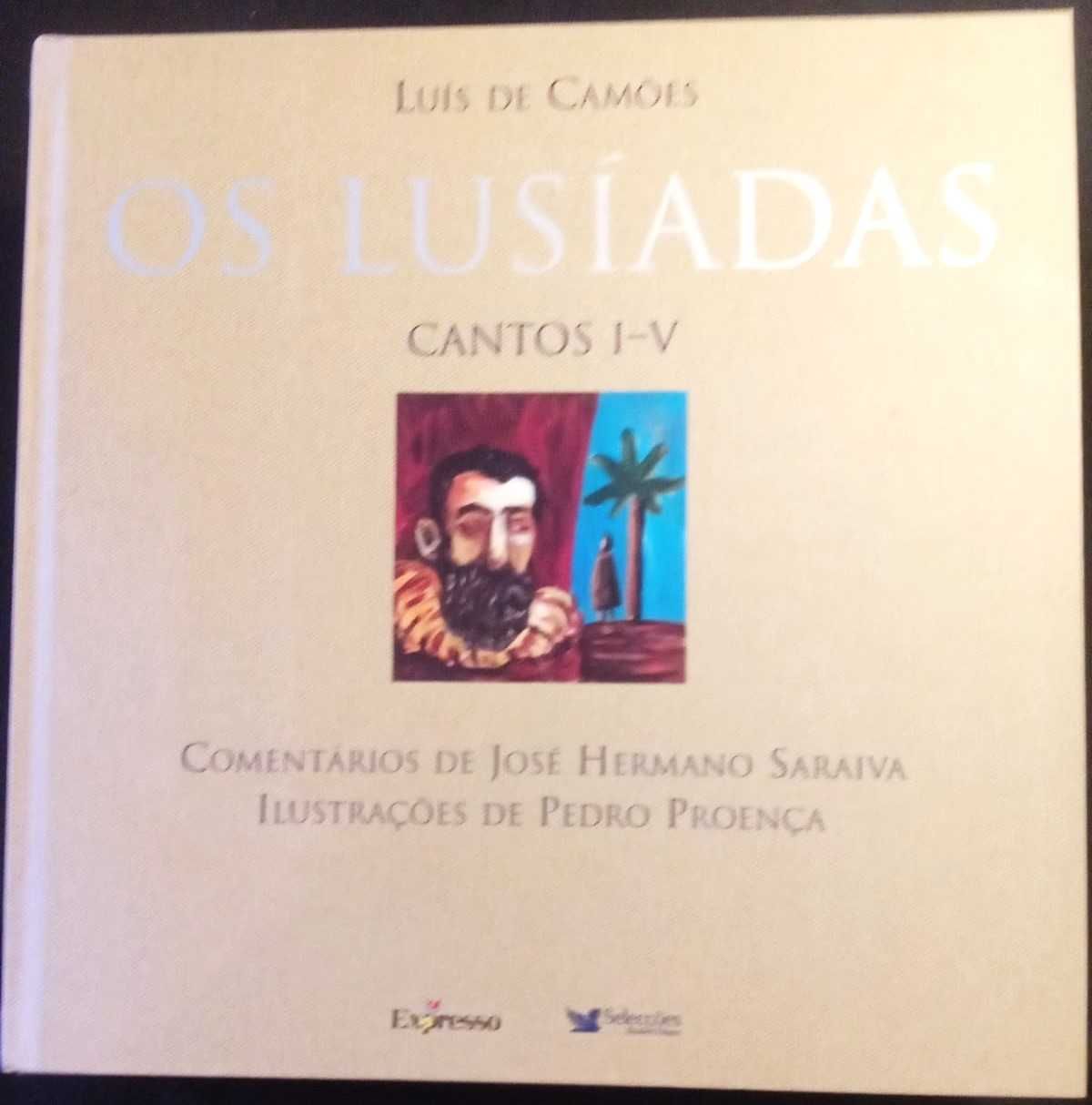 "Os Lusíadas" em 2 volumes - Canto I a V - Canto VI a X - 1ª Edição