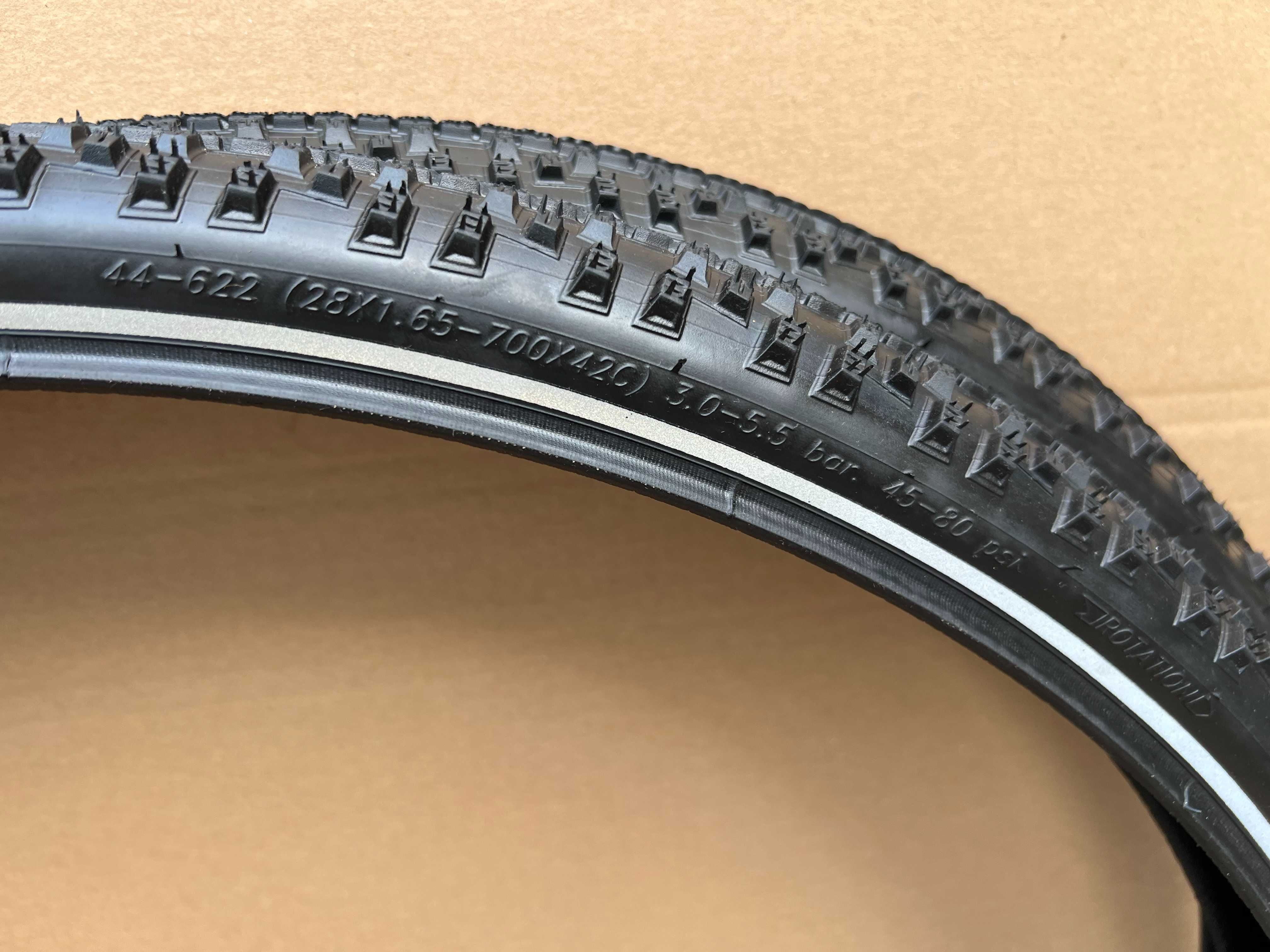 Opony SCHWALBE SMART SAM 28x1,65" ADDIX 44-622 Gravel NOWY Komplet 28"