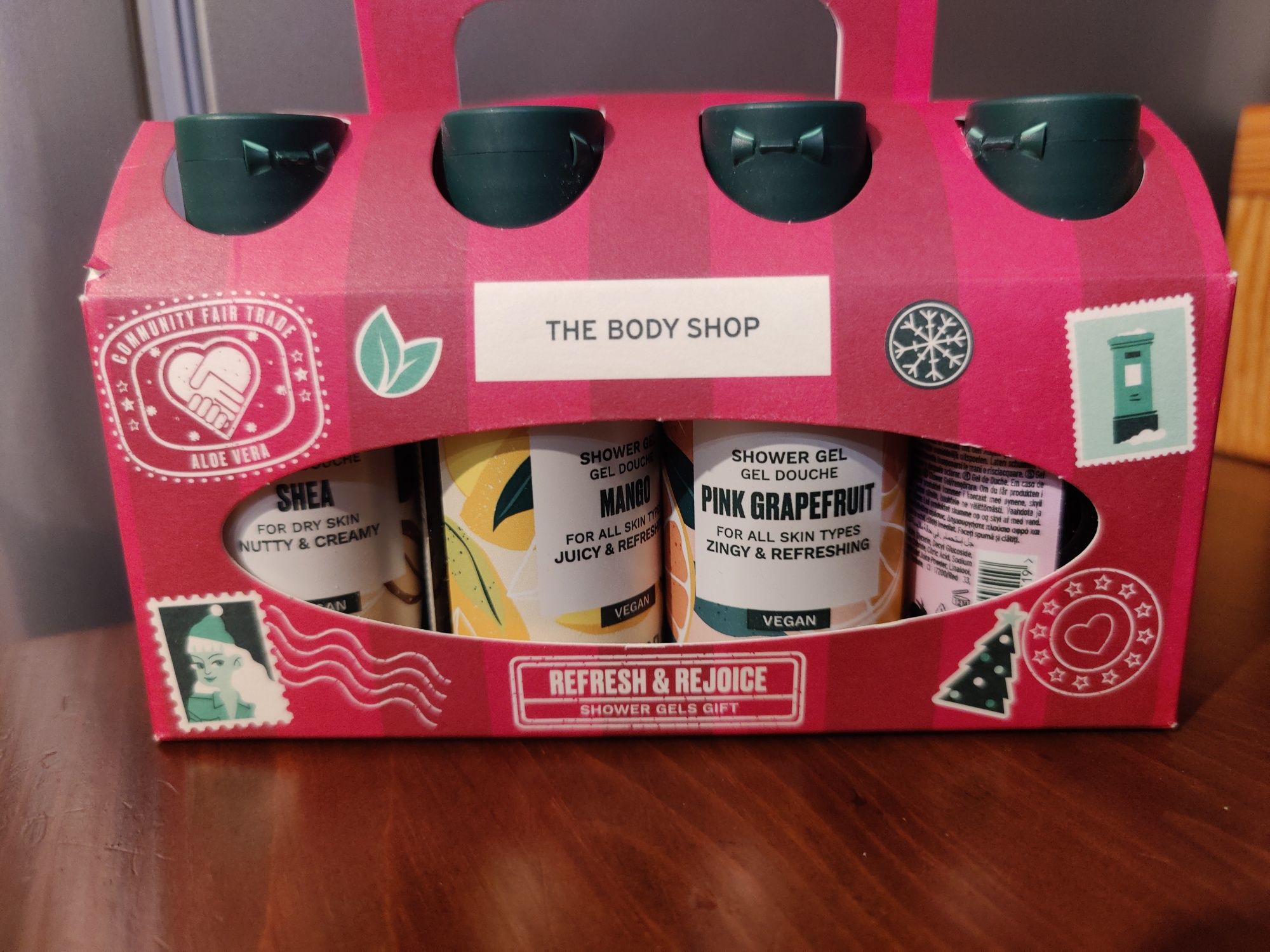 The body shop mini żele refresh and rejoice