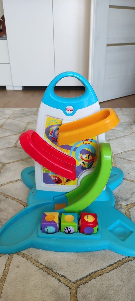 Zjeżdżalnia tor dla kulek fisher price