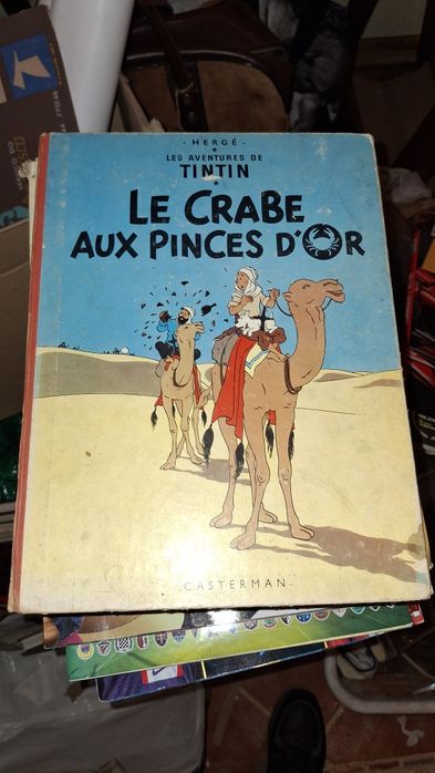 Le Crabe aux princes d'or Tintin Herge Bélgica casterman