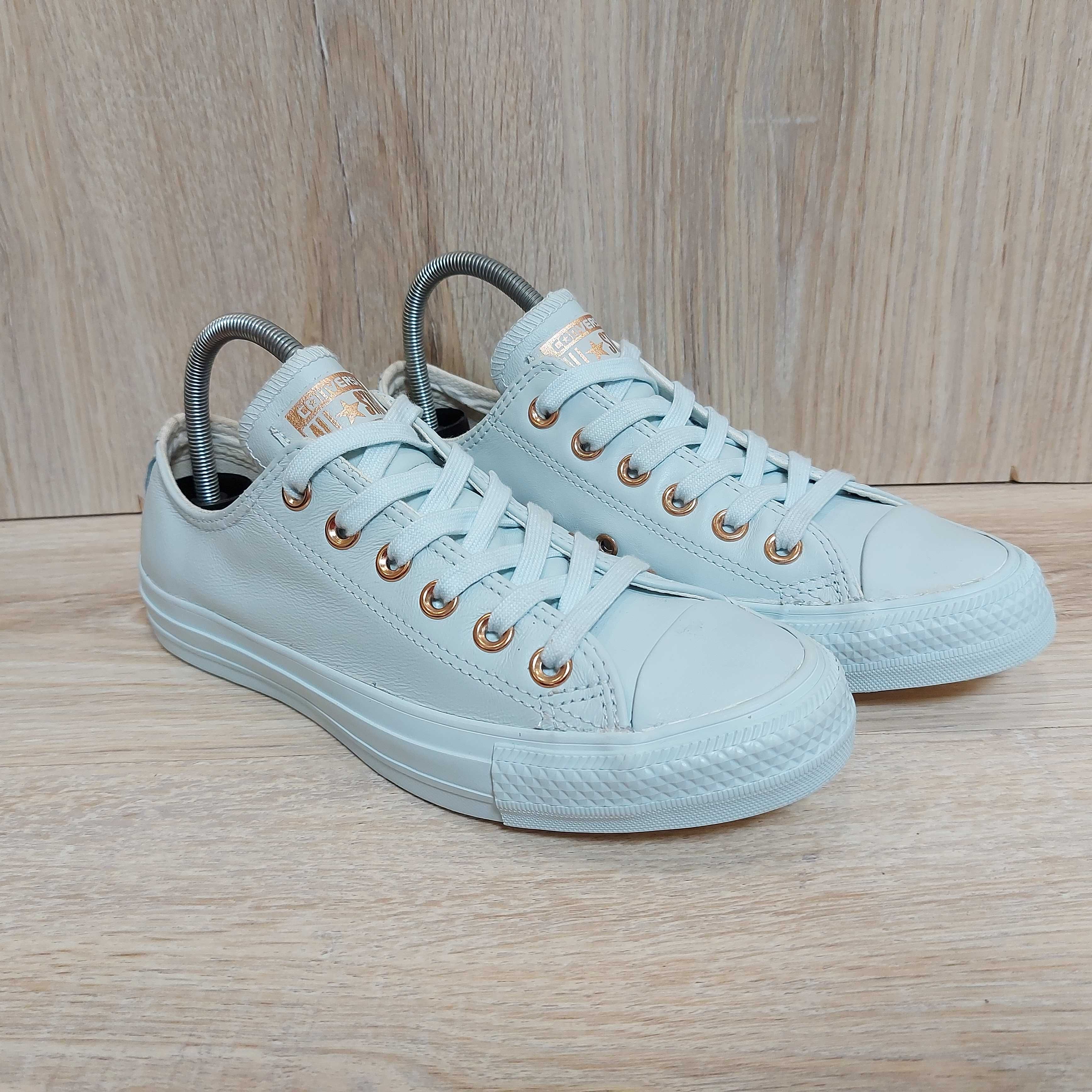 Кожаные кеды Converse All Star Mint Leather оригинал