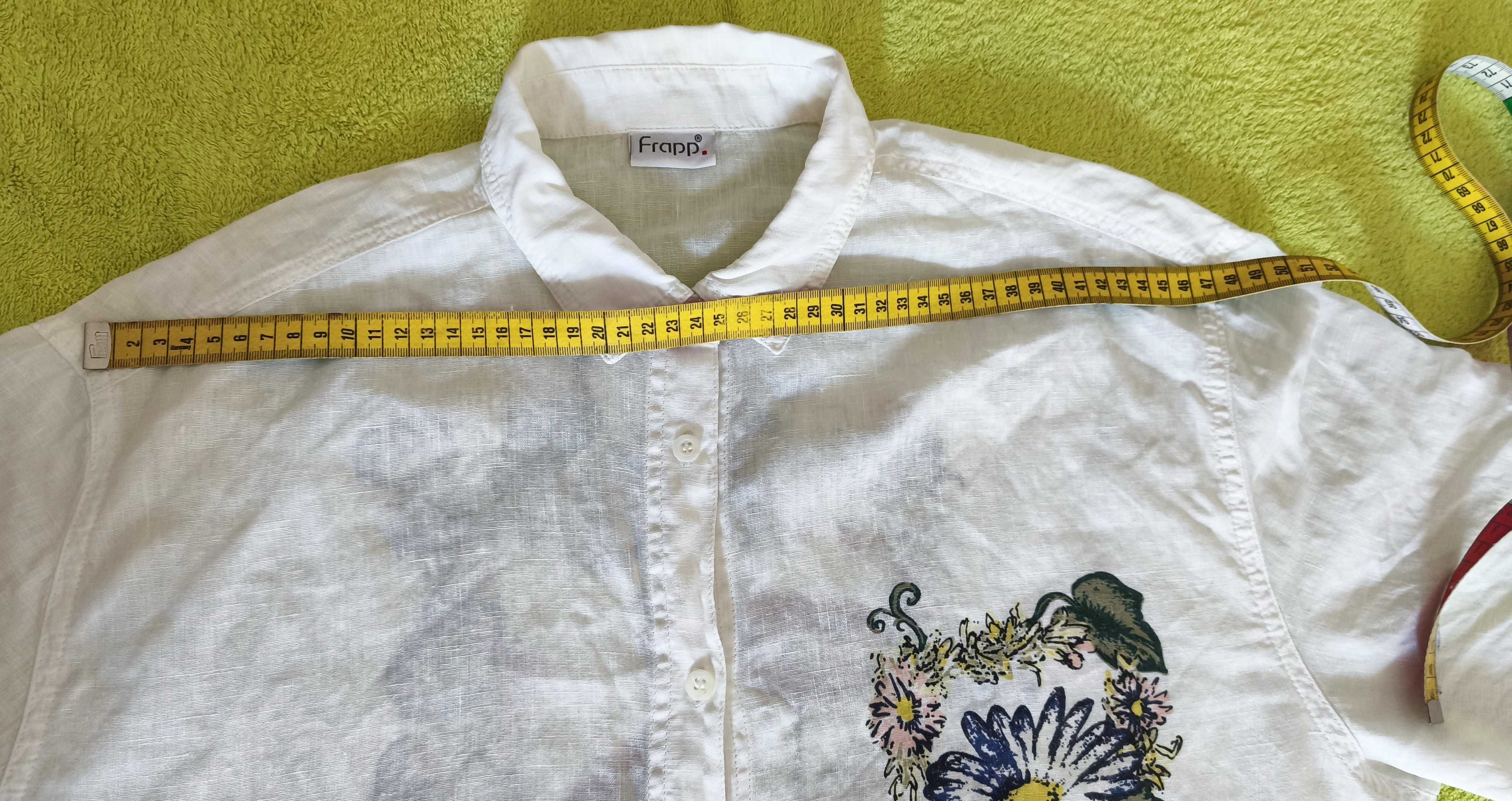 Elegante Camiseiro de Linho -Tamanho 38