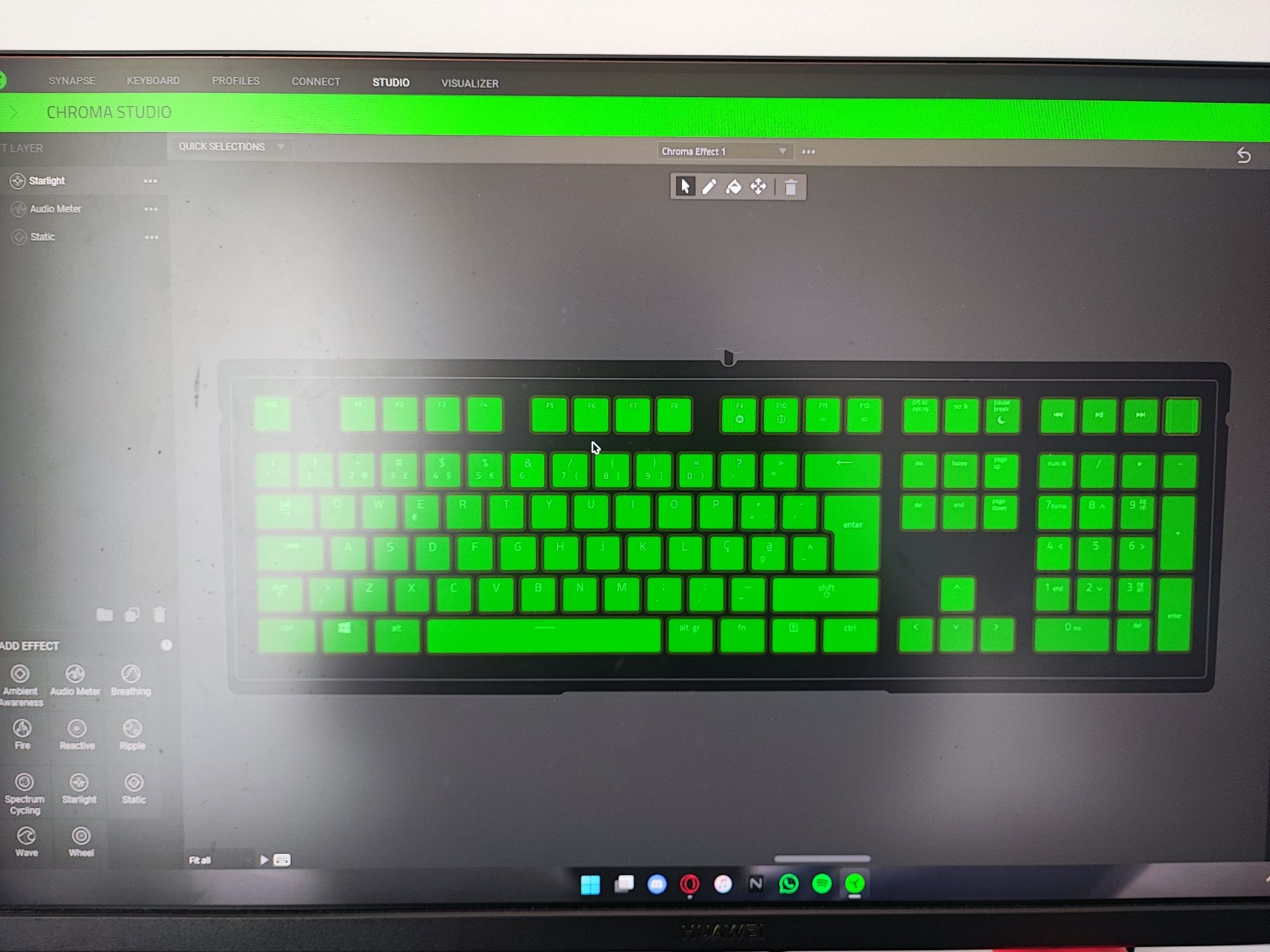 Teclado Razer ornata V2 sem caixa