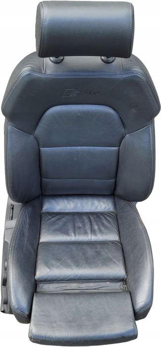 AUDI A6 C6 S-LINE FOTEL PRAWY ELEKTRYCZNY PODGRZEWANY KUBEŁKOWY SKÓRZANY