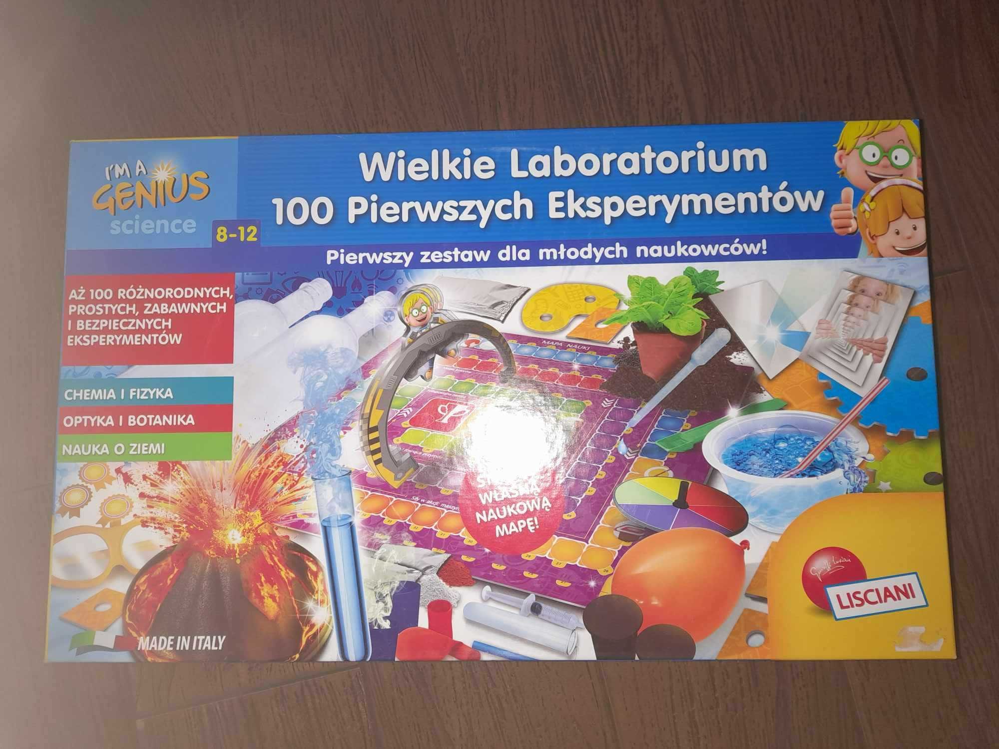 wielkie laboratorium 100 pierwszych eksperymentów lisciani 8-12