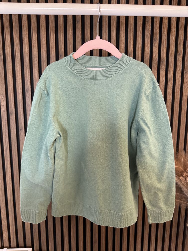 Sweter zielony dla chłopca zara 128
