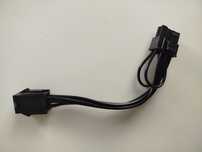 Savio PCIe 6-pin - PCIe 8-pin, 0.15m, Czarny (SAVIO AK-49)