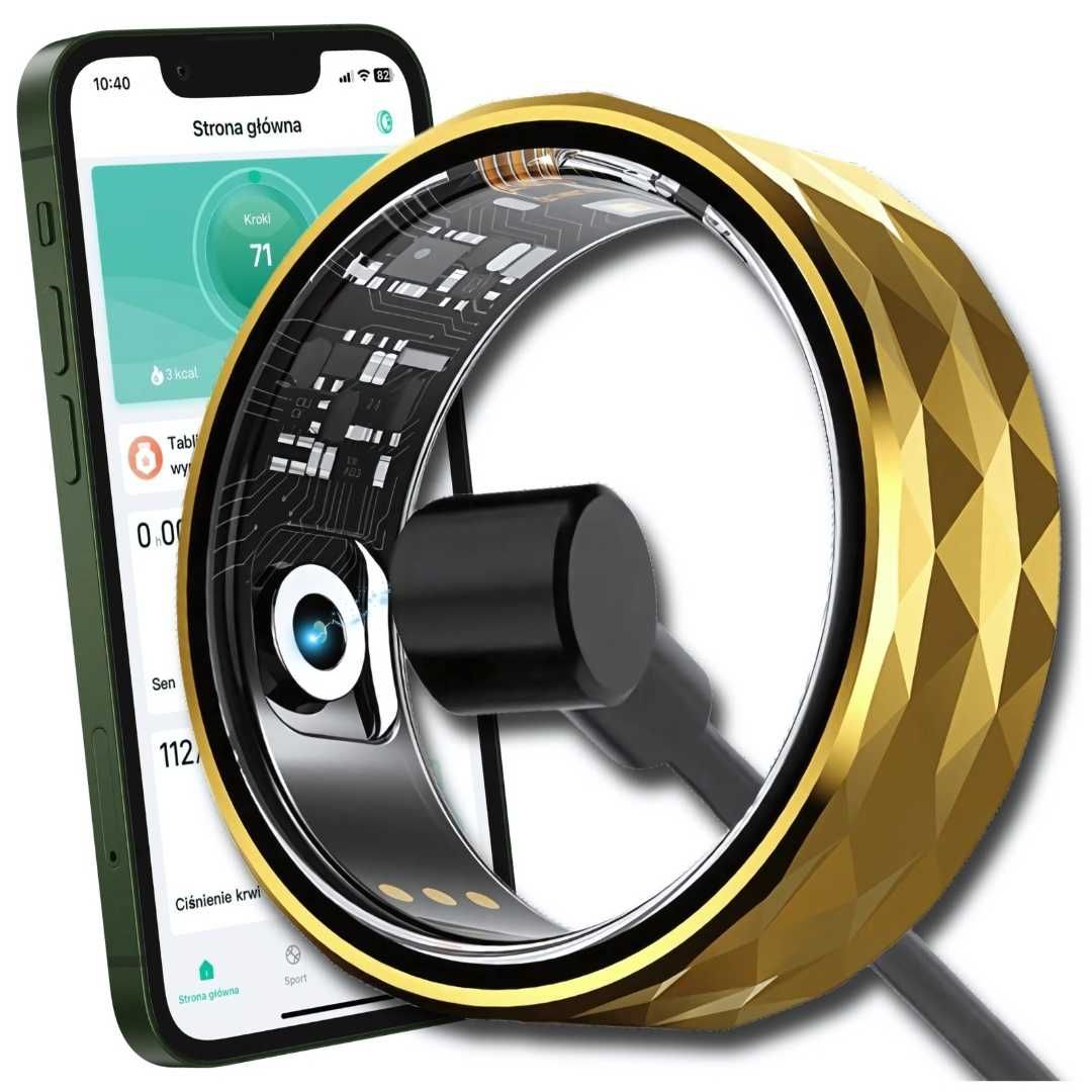 Smart Ring Inteligentny Pierścionek Tętno Sen Rozmiar 25 Smartring