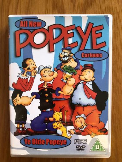 DVD Popeye - Versão Inglesa