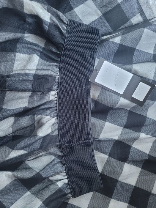 Спідниця міді,у клітинку,  напівсонце, S-М