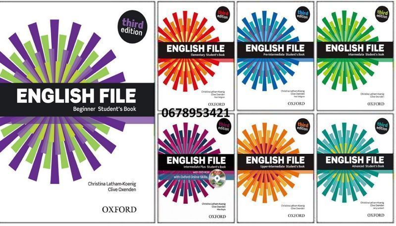 Комплект English File Student's Book + Work Book