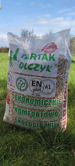 Pellet Olczyk certyfikat A1 ENplus Transport HDS