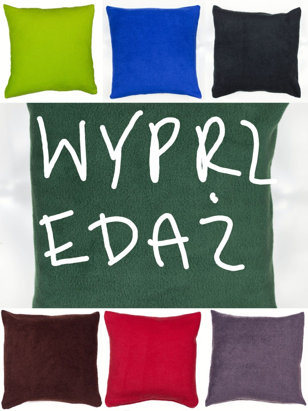 Poduszki polarowe WYPRZEDAZ