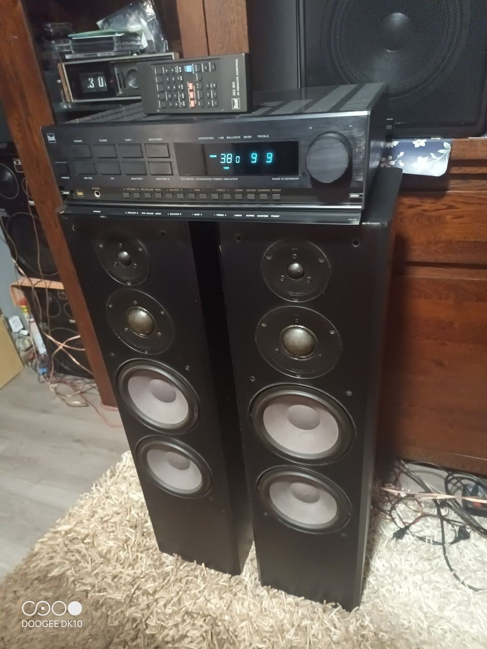 Wzmacniacz DUAL CV441RC oryg.Pilot plus Kolumny BRAUN LS130