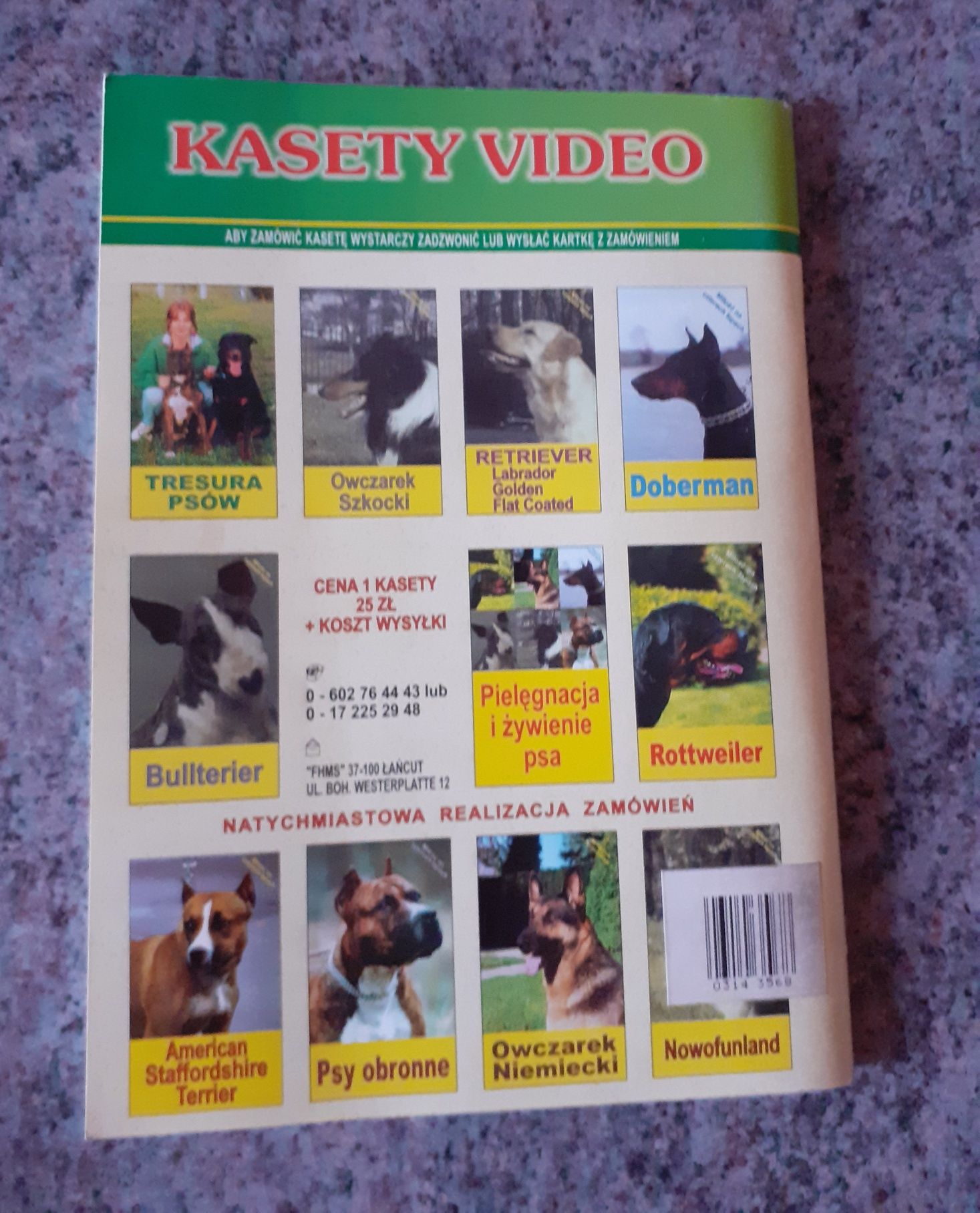 Sześciomiesięcznik CZTERY ŁAPY NR 1/99 (psy bojowe i obronne)