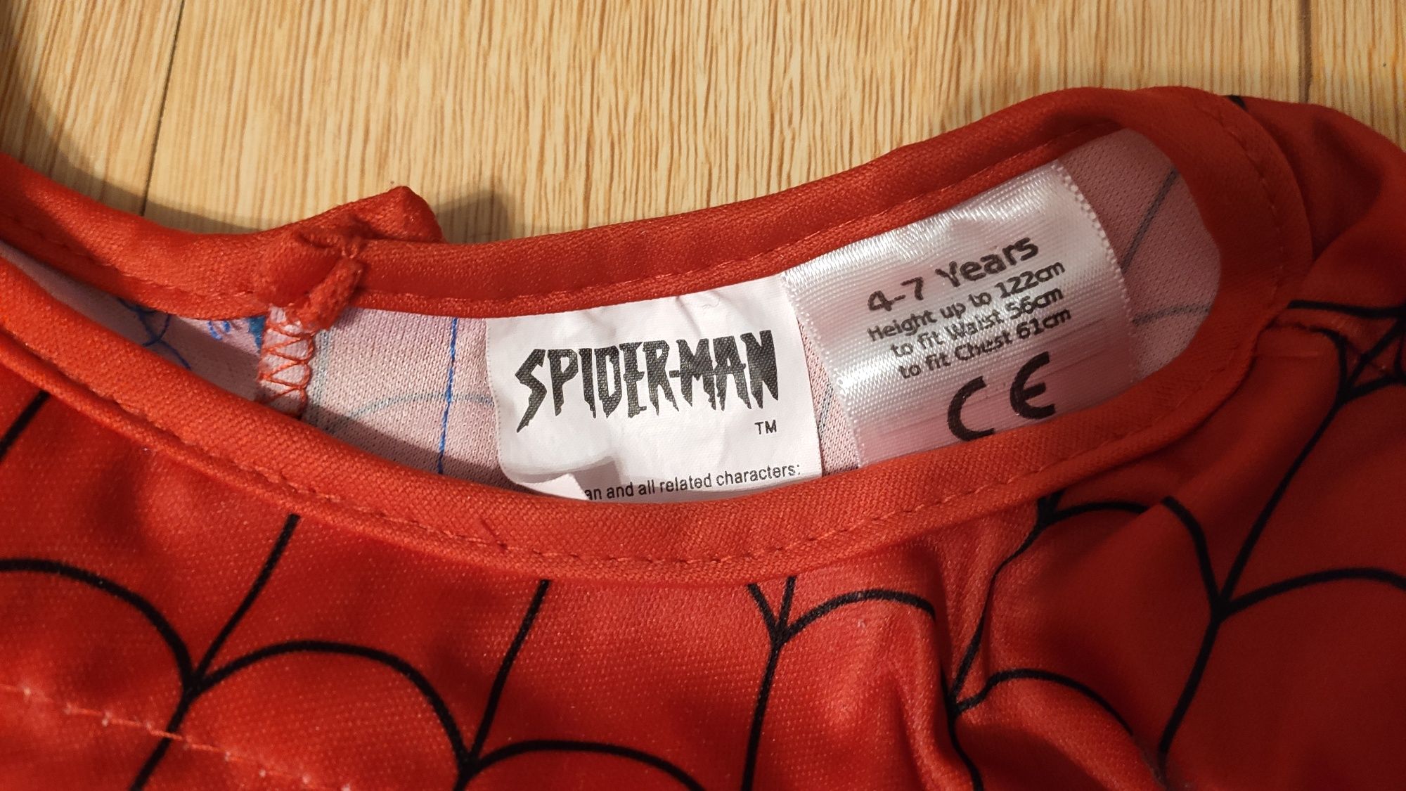 Spiderman strój karnawałowy bal przebranie 128