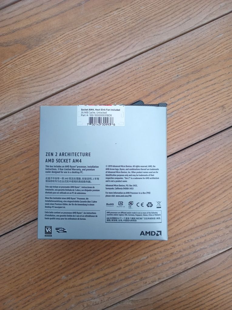 AMD Ryzen 5 3600 6 Core, 12 Thread Proccesor