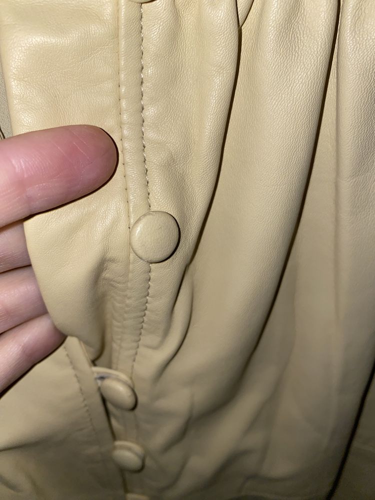 Кожаное платье Zara