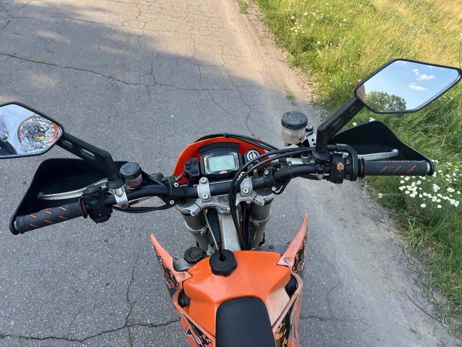 KTM 250 EXC F Racing Motard На доках Supermoto Akrapovic