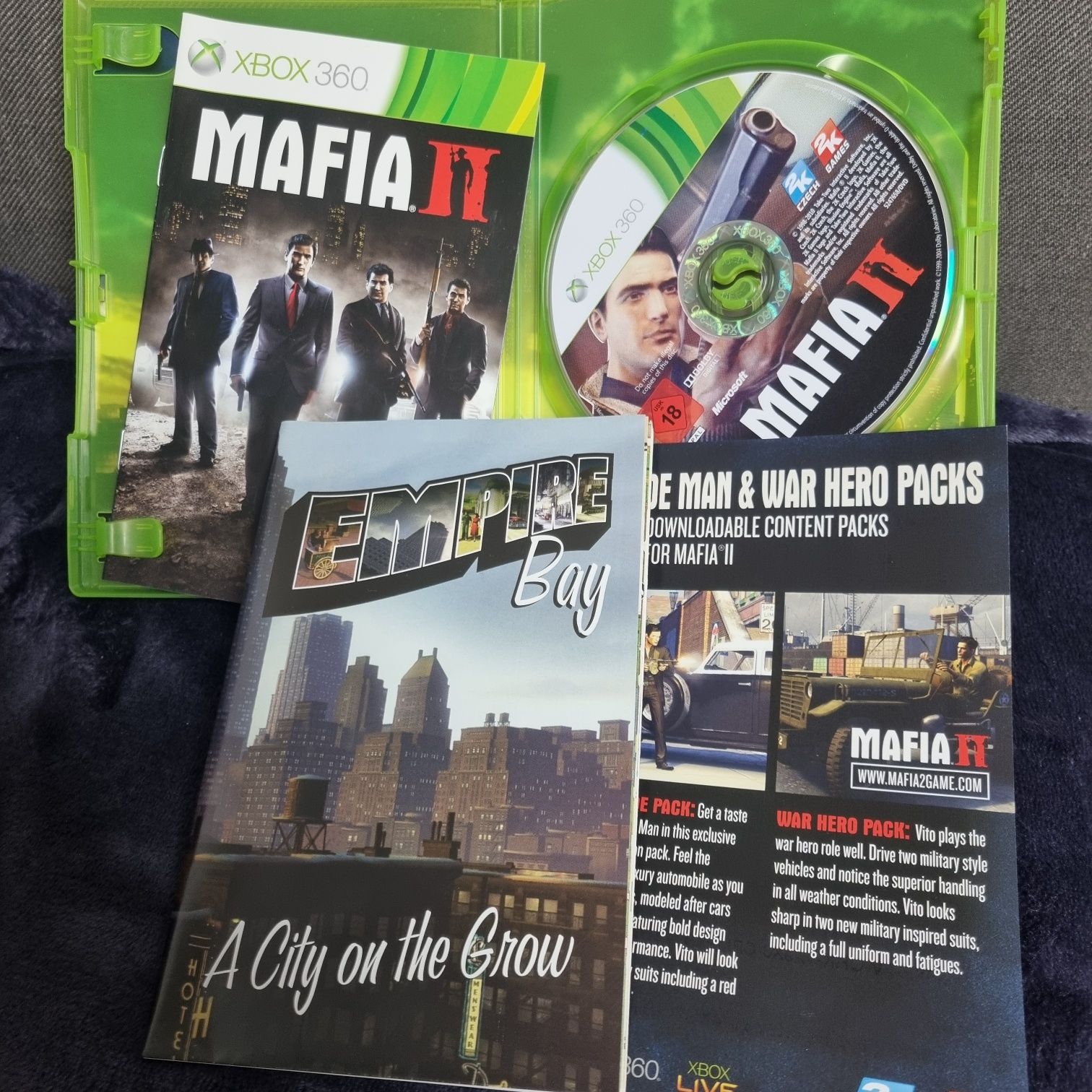 Mafia 2 + Mapa Xbox 360