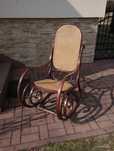 Fotel bujany rattan