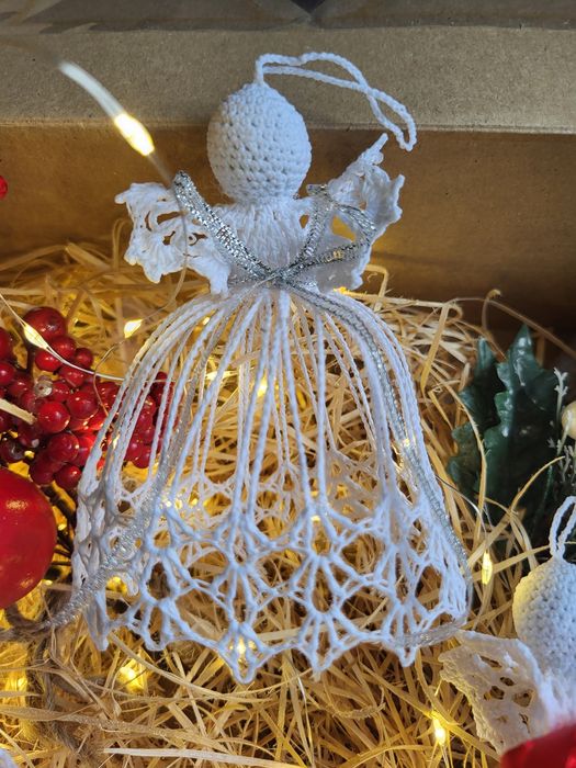 Aniołki szydełkowe handmade,  oryginalny prezent