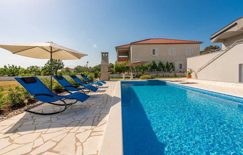 Wakacje 2026, Chorwacja, okolice NIN, dom z basenem dla 10 osób