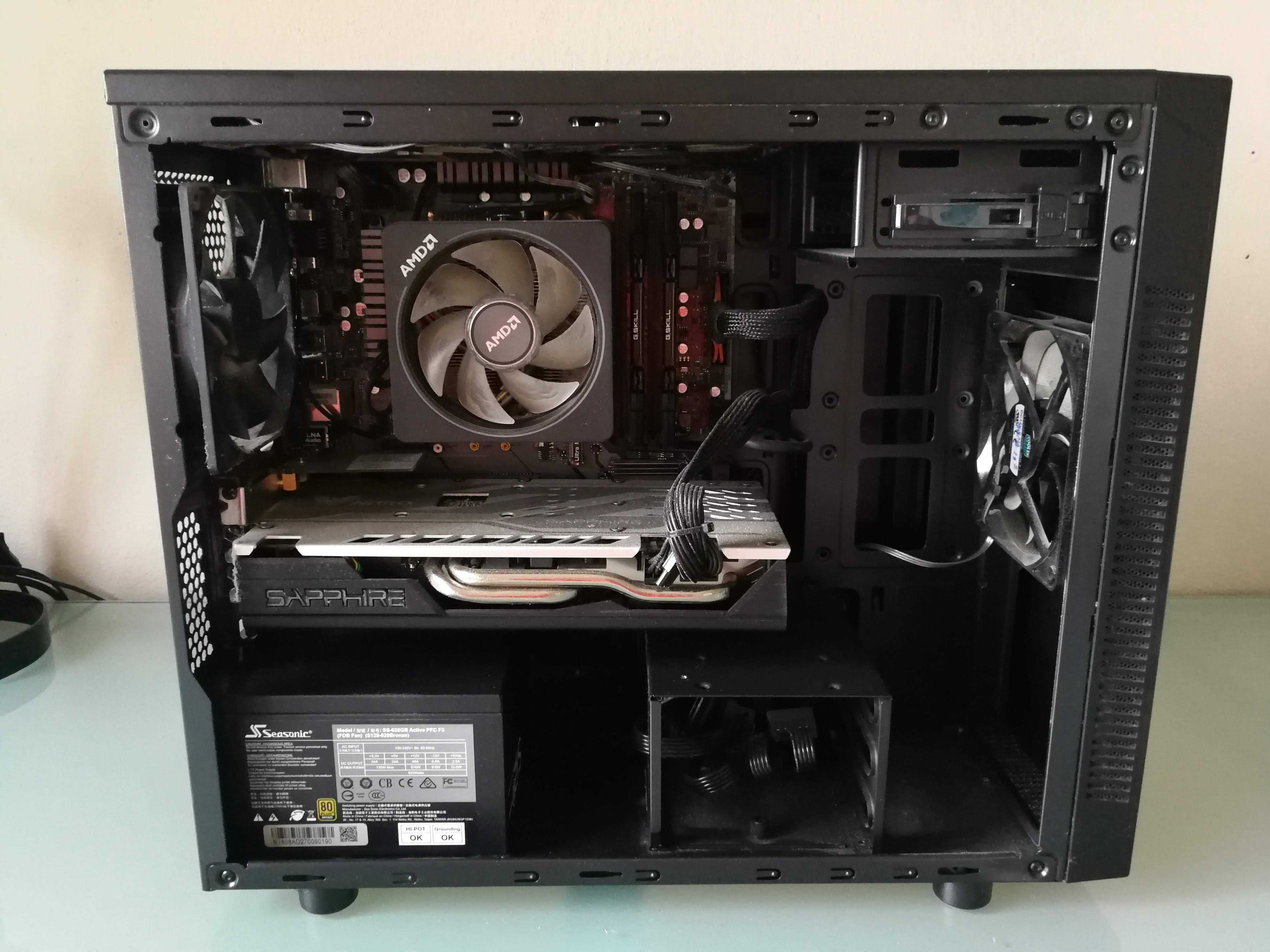 PC Desktop AMD Ryzen 7 2700X - Radeon RX580 Nitro 8GB - 32GB RAM DDR4