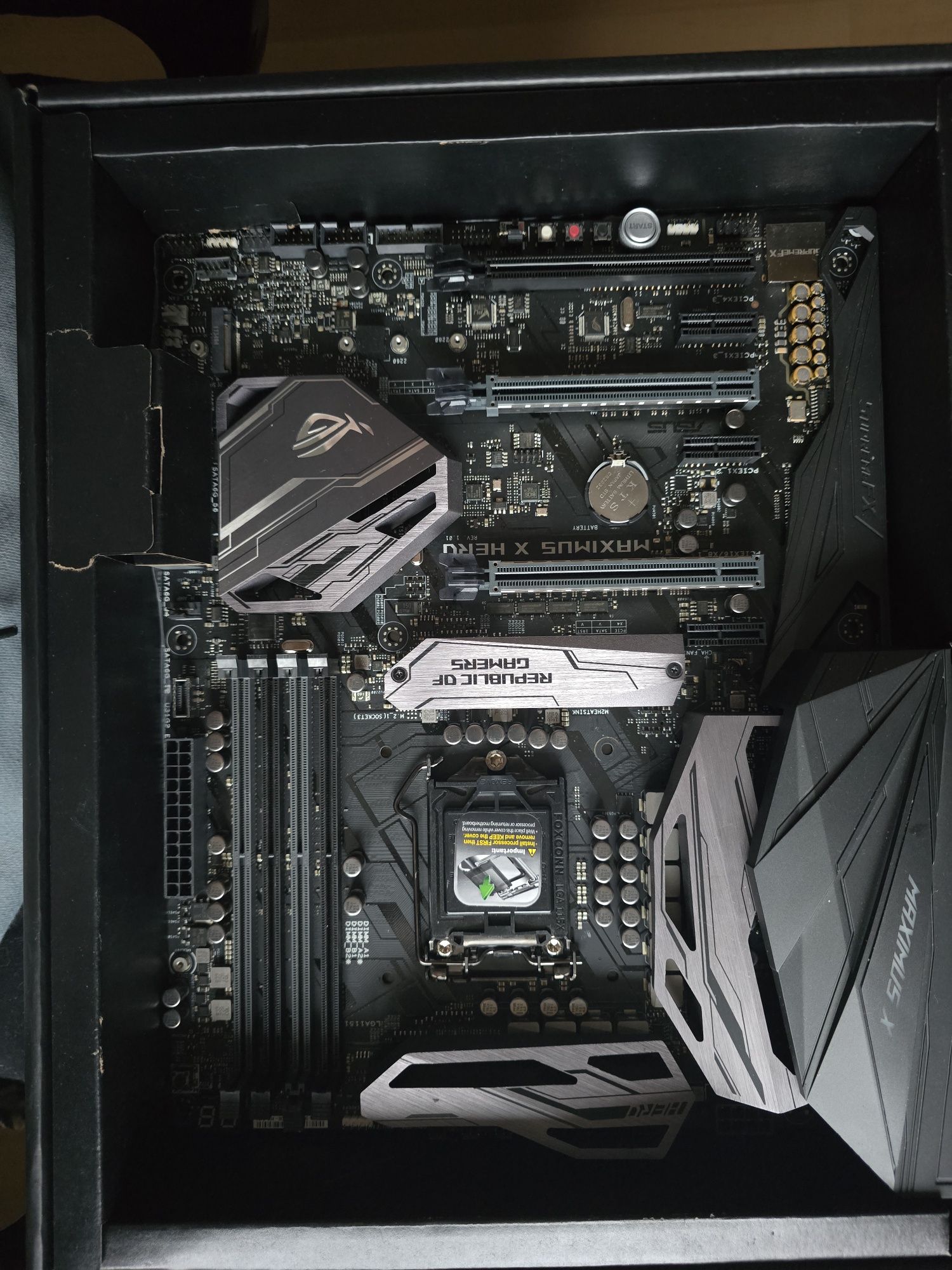 Материнська плата ROG MAXIMUS X HERO s1161 Z370,USB 3.1, M.2, M B