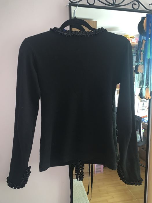 готичний вінтажний лонгслів/ кофтинка