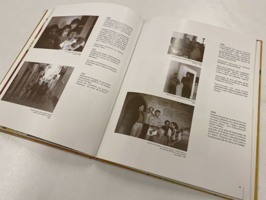 Livro de Arte de capa dura do artista Sobral Centeno