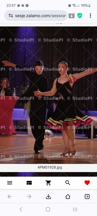 Sukienka do łaciny, do tańca towarzyskiego, pięknie się kręci!